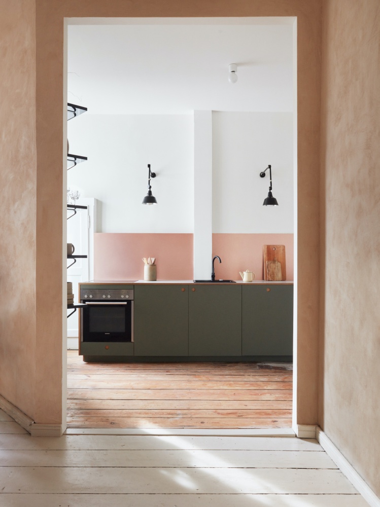 BASIS kitchen in Olive green