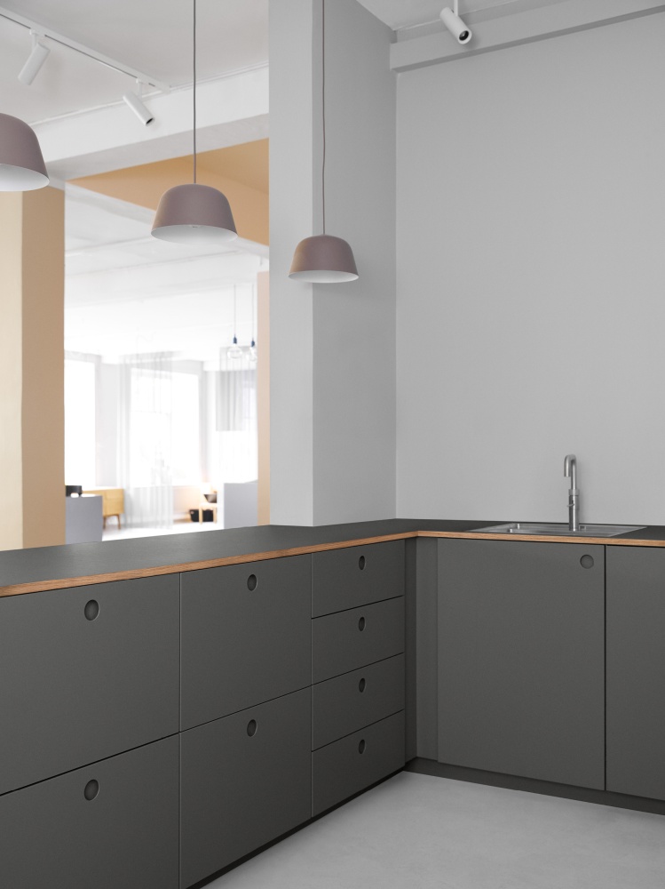 Muuto Headquarters, Copenhagen - Gray BASIS kitchen