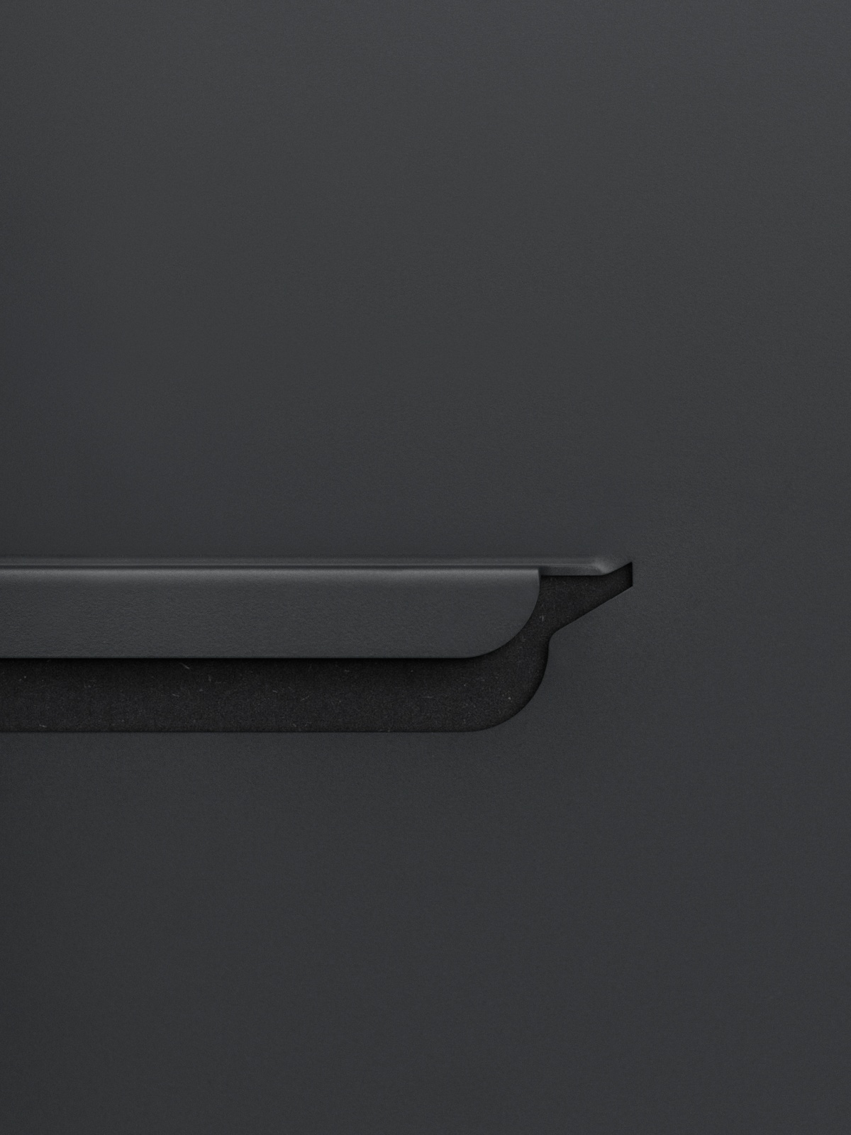FOLD Aluminum handles in the color 'Anthracite'