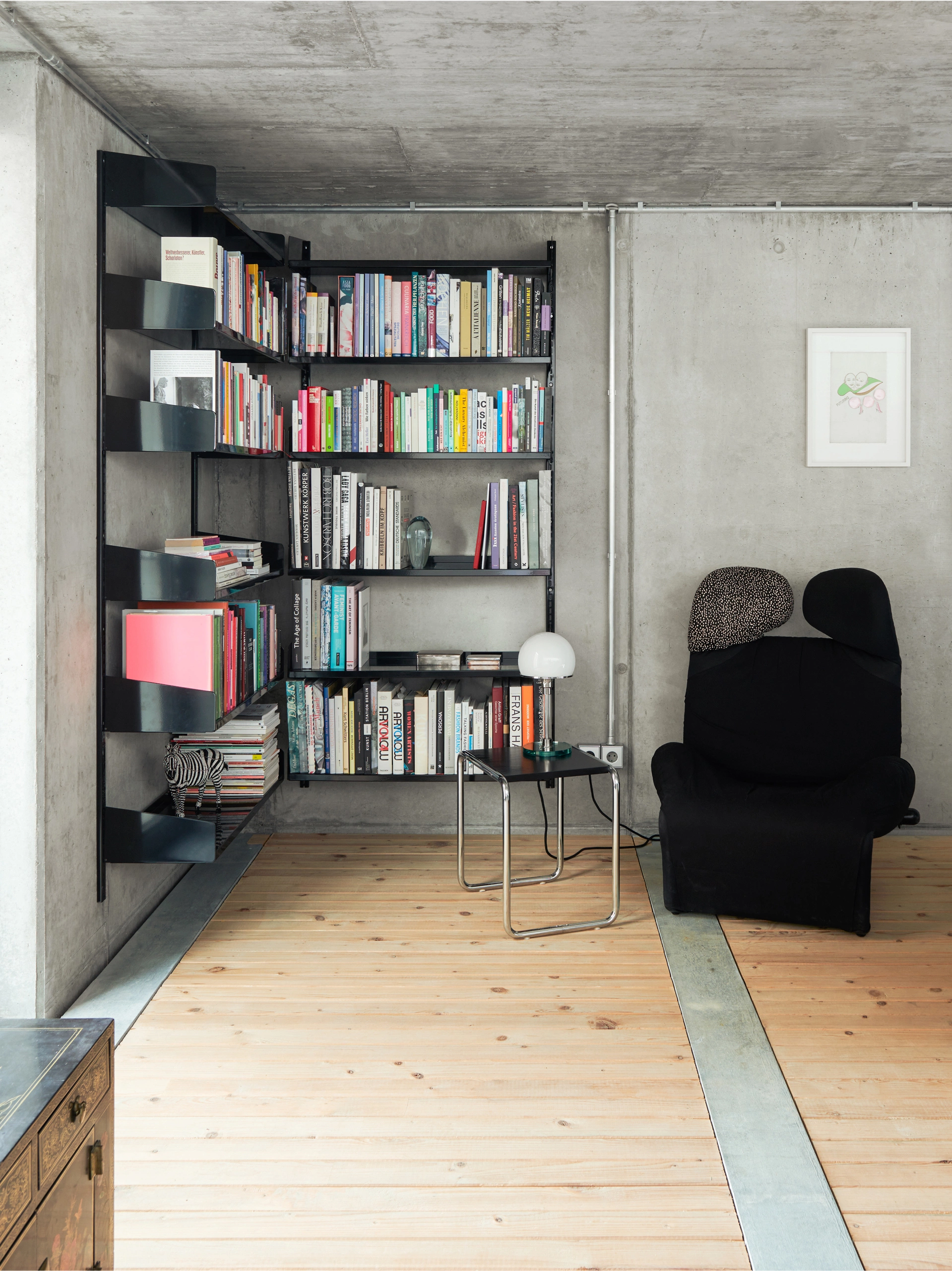 Bookcase in living room