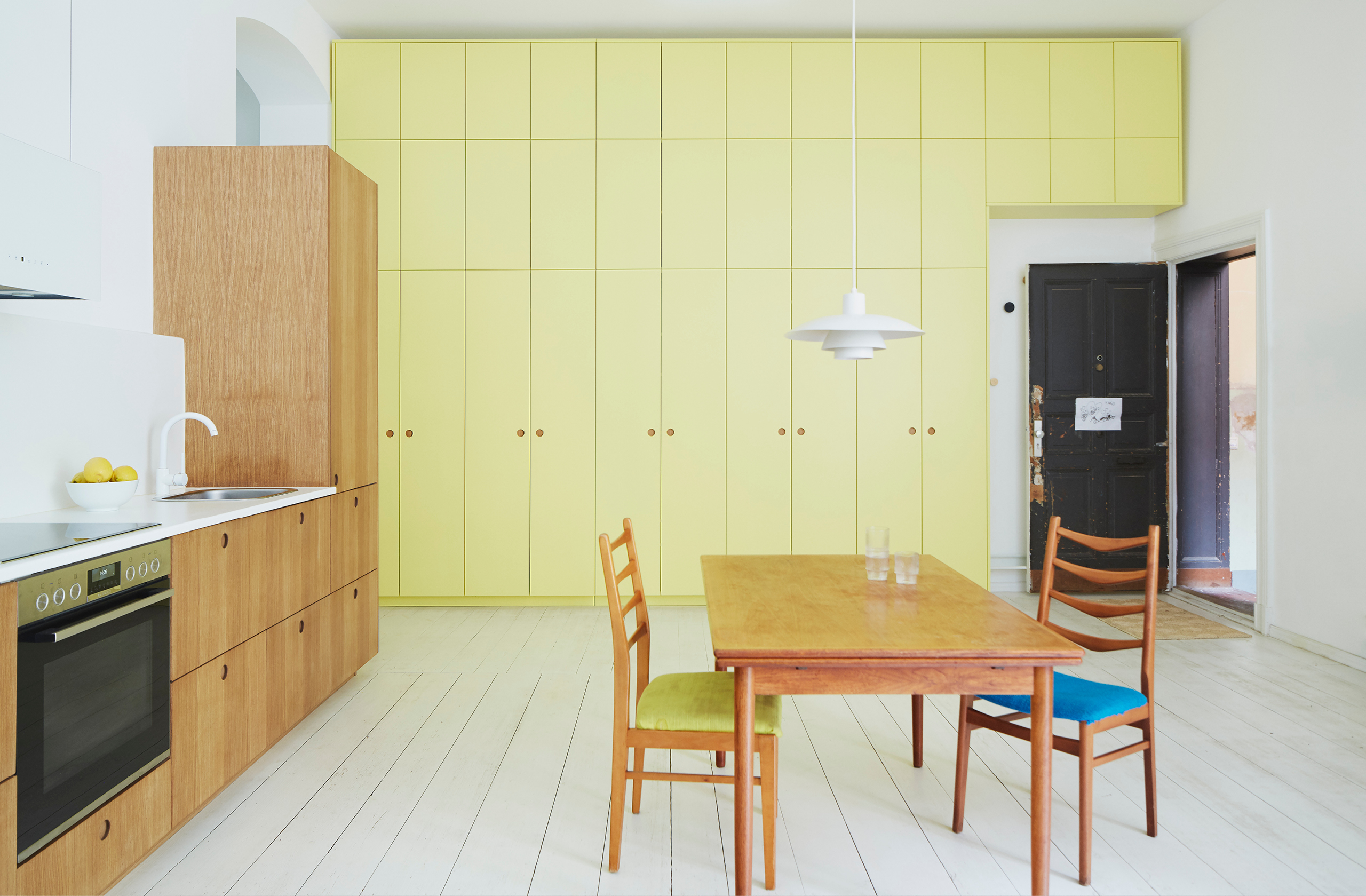 Compact kitchen and dining space in an apartment, Neukölln, Berlin, Germany  [1440x1800] : r/RoomPorn