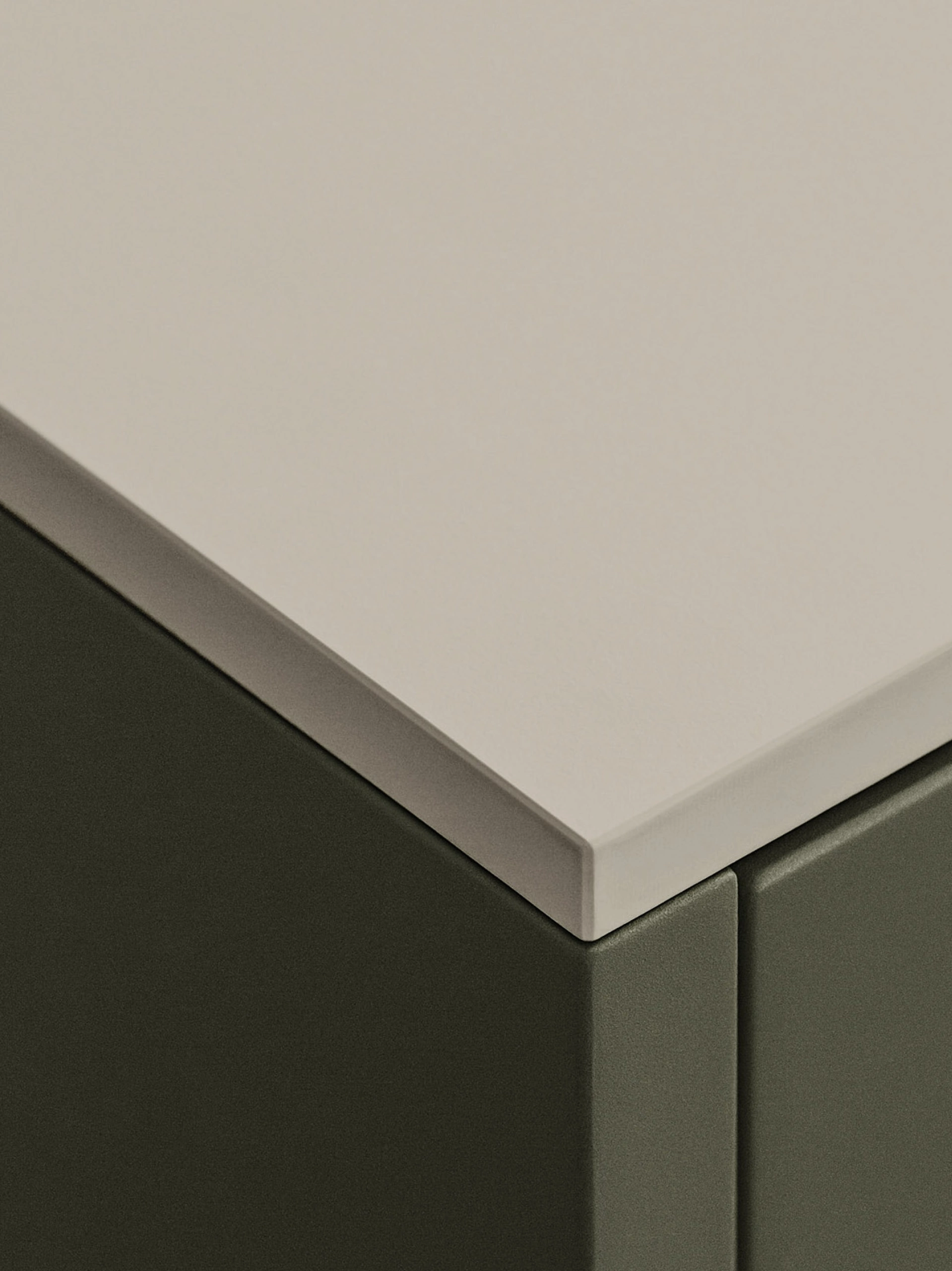 Countertop in compact laminate