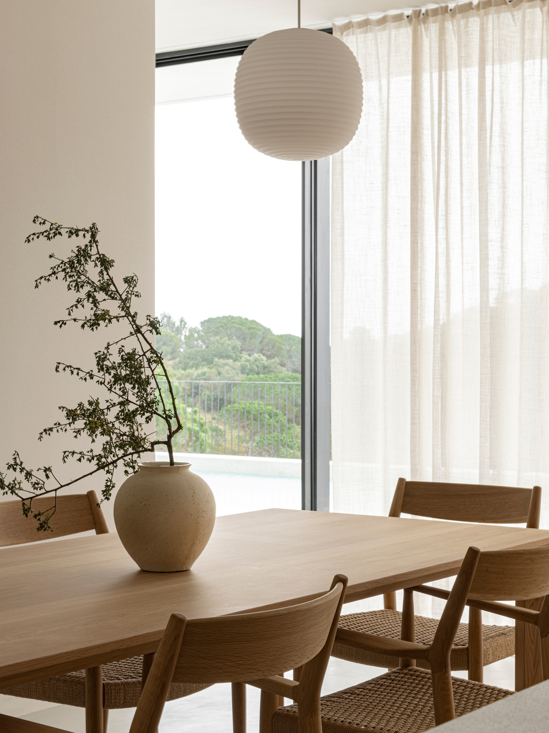 A Minimalist Kitchen That Blends Into A Mediterranean Hillside Reform   Profile Cabrils Hillside Home 6 