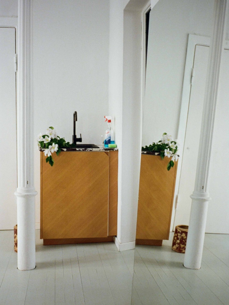 Wooden cabinet with DEGREE front